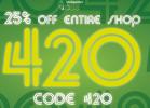 Headshop Headquarters' 420 Sale