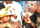 Miley, Wiz Smoke Joint at Chelsea Handler's Send-Off